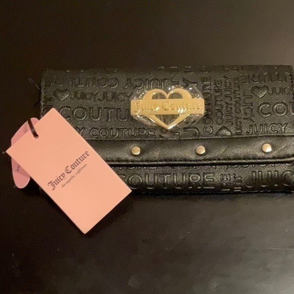 Juicy Couture Handbags - Juicy Couture Black Wallet